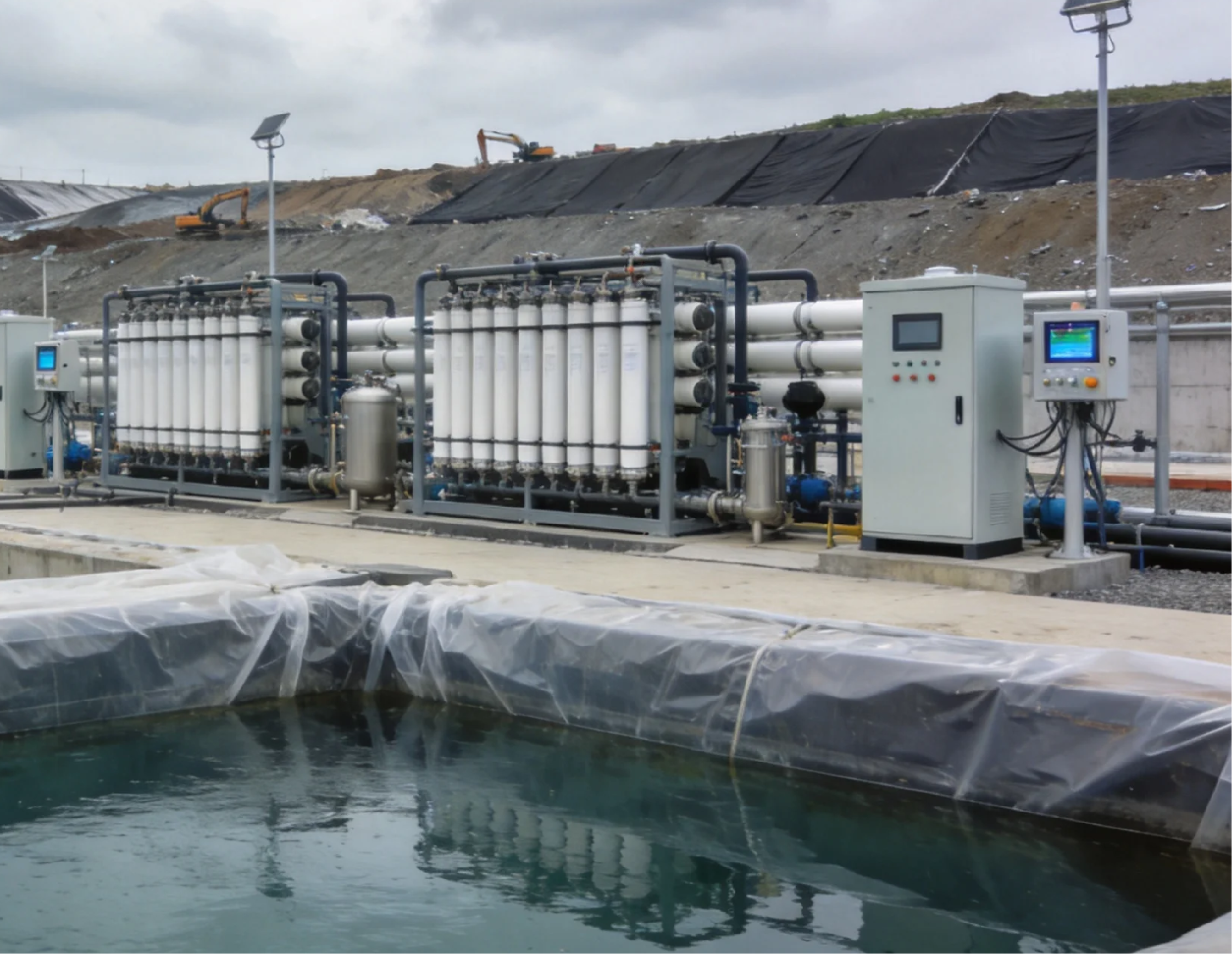 Treatment of Landfill Leachate